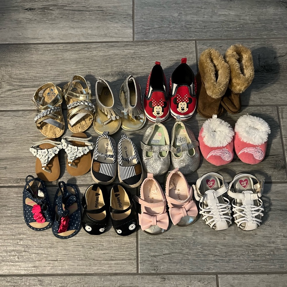 Baby Shoe Lot - Sizes 1 & 2!